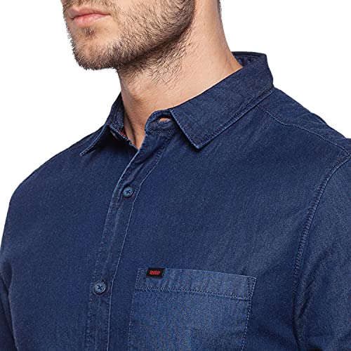 Image of Spykar Men's Striped Slim Fit Shirt