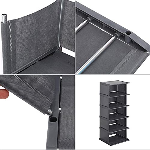 Cabinet de chaussure multicouche avec support de stockage robuste - 4