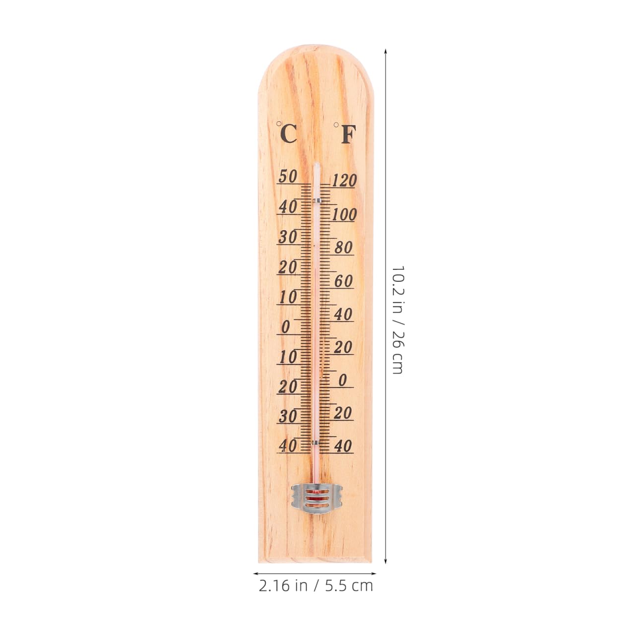Abaodam Thermometer for House Indoor/Outdoor Weatherproof Analog Gauge Room Thermometer for Garage Garden Decorative