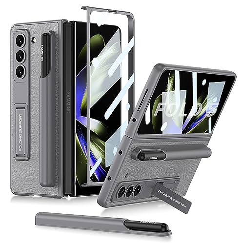 Étui en cuir fait main pour Samsung Galaxy Z Fold 5 luxe et protection