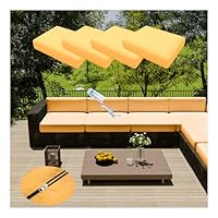 2-Pack Waterdichte Sofa Zitkussenhoezen met Ritssluiting, 60x60cm