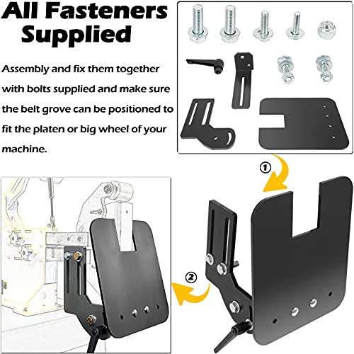 Belt Grinder Tilt Table Compatible With Obm And Most Other Popular 2" X 72" Knife Belt Grinders, Works With Flat Platen To Grind Bevels Or Contact Wheels To Grind Hollow Bevels #TOP1