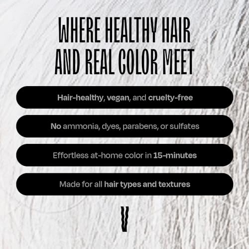 Image of Overtone Daily Color Depositing Conditioner for Hair, Stormy Sterling:Temporary Pigment with Shea, Coconut & Avocado Oils, Hydrating, Vegan & Cruelty-Free, All Hair Types, 4.5oz.