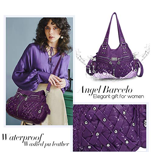 Image of Angel Barcelo Purses for Women Large Shoulder Bag Soft Hobo Bags for Women