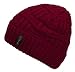 Spikerking Mens Winter Knitting Wool Warm Hat Daily Slouchy Beanie Skull Cap,Red