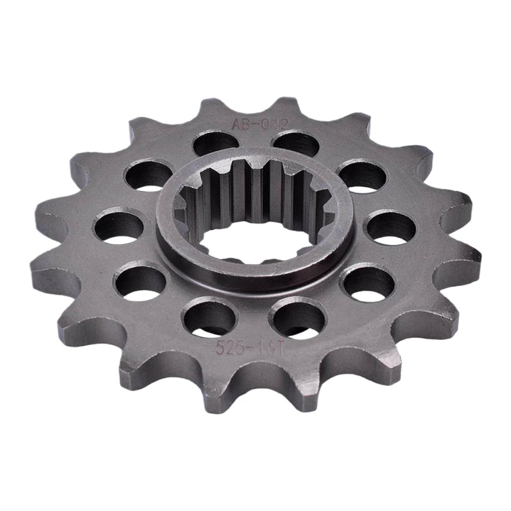 16T 525 Vorderradkettenrad-Ausrüstungsrad-Nockenstecker kompatibel mit CB650 CB650F CB650FA 2014-2018 CB650R ABS 2019-2023 CB 650 Modelle passt zu verschiedenen Motorradantriebssystemen