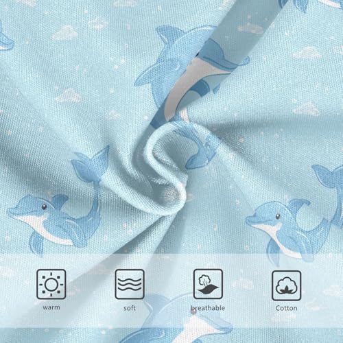 Girls Underwear Soft Cotton Dolphin Kids Panties in Sizes 2/3t, 4t, 5t, 6 and 83