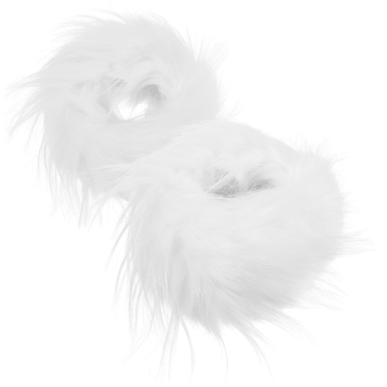 COSMEVIVI Elevate Your Style Women's Winter Warm Wrist Cuffs Fuzzy Pink Hand Cuff Fashionable Wrist Cuff Warmer