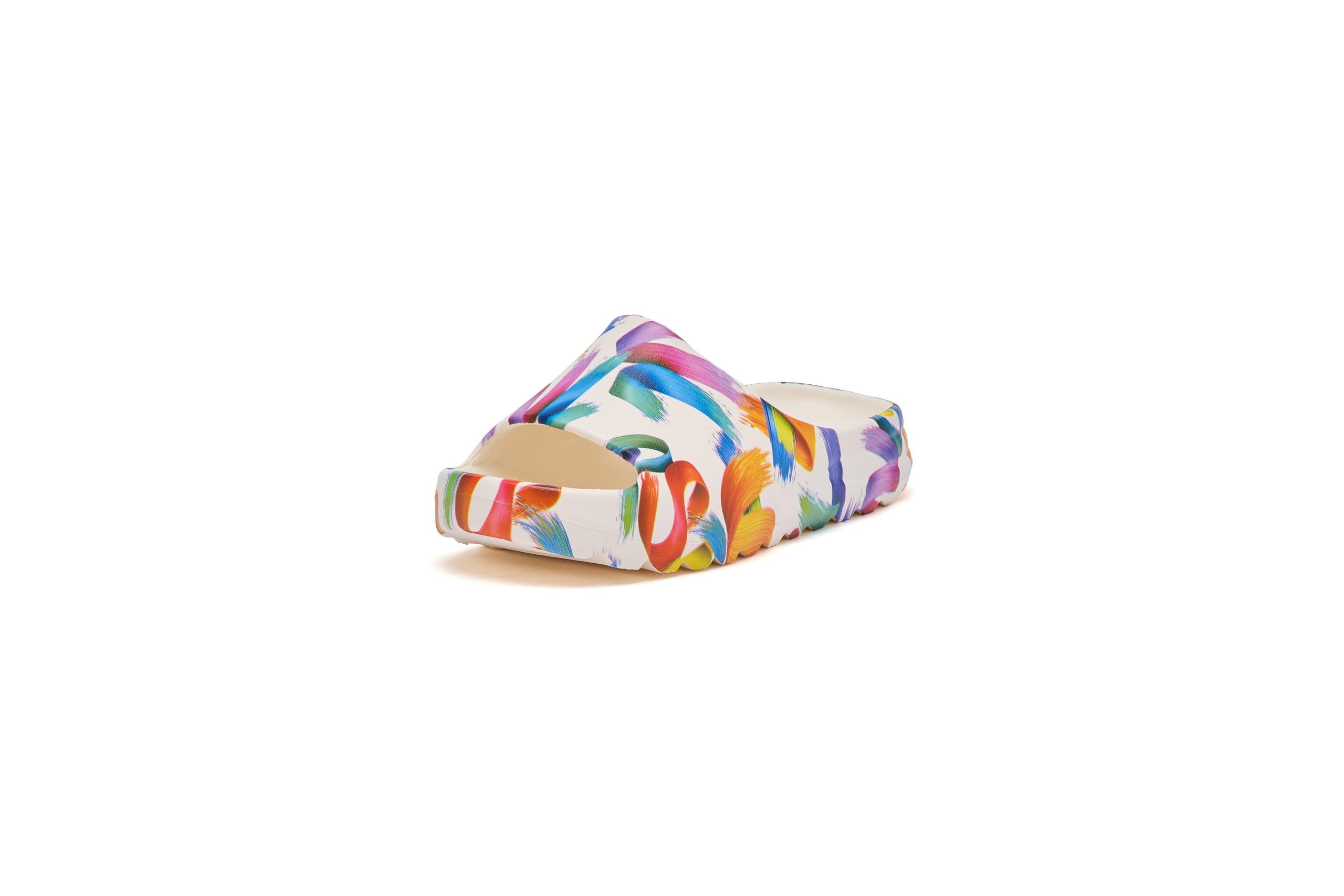 Chaussures de Bain Femmes Mules Douche Pantoufles Sabots Plates Larges Sandales d'Été Claquettes