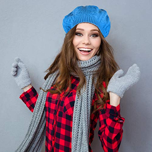 Image of Nollia Soft Knit Solid Color Beanie, Chic, and Lightweight Crochet Knitted Style Beanie Hat for Women, One Size Slouchy Hat
