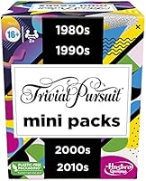 Hasbro Gaming Trivial Pursuit Mini Packs Multipack, Fun Trivia Questions for Adults and Teens Ages 16+, Includes 4 Game...
