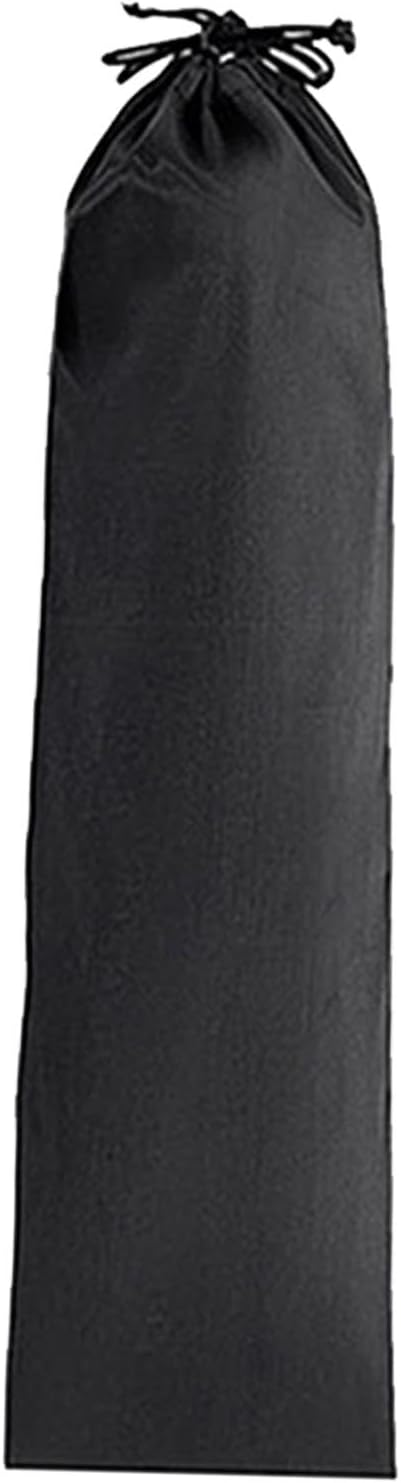 Storage Bag Nylon Drawstring Bags for Other Equipment Tripods Trekking Poles 21x80cm,Black