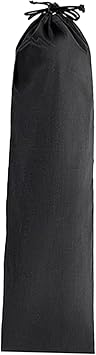Storage Bag Nylon Drawstring Bags for Other Equipment Tripods Trekking Poles 21x80cm,Black