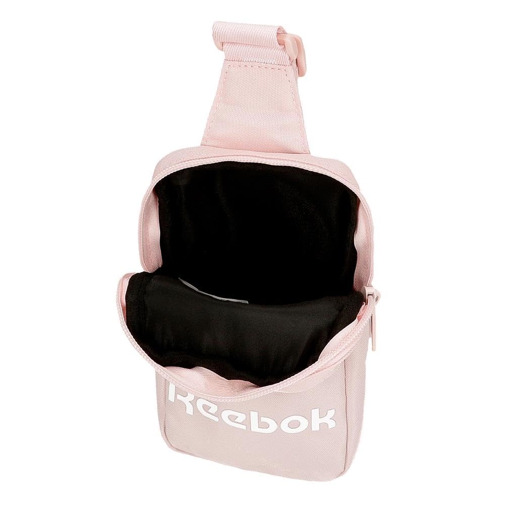 Reebok Sally Obudowa na messenger Krucjata 10x18x3 cms Poliester Różowy, Różowy, Talla única, Krucjata na ramię