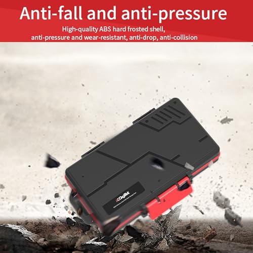 Image of Digitek DCH 025 All-in-One Memory Card Storage Case. Waterproof, Dustproof & Shockproof SD Card Holder, Holds SD, TF, CFexpress Type A, XQD /CF-B Cards, Compact Anti-Drop Hard Case