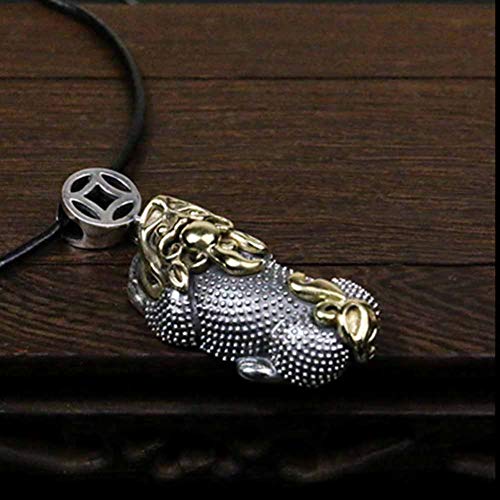Collier Masculin Pendentif Punk en Acier Inoxydable Durable