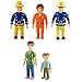 Produktbild Feuerwehrmann Sam - Spiel Figuren Set - Sam, Elvis, Pilot, Norman & Dilys