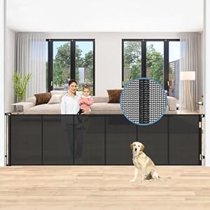 Borthmiu C-33 Verstärktes Einziehbares Tür- & Treppengitter