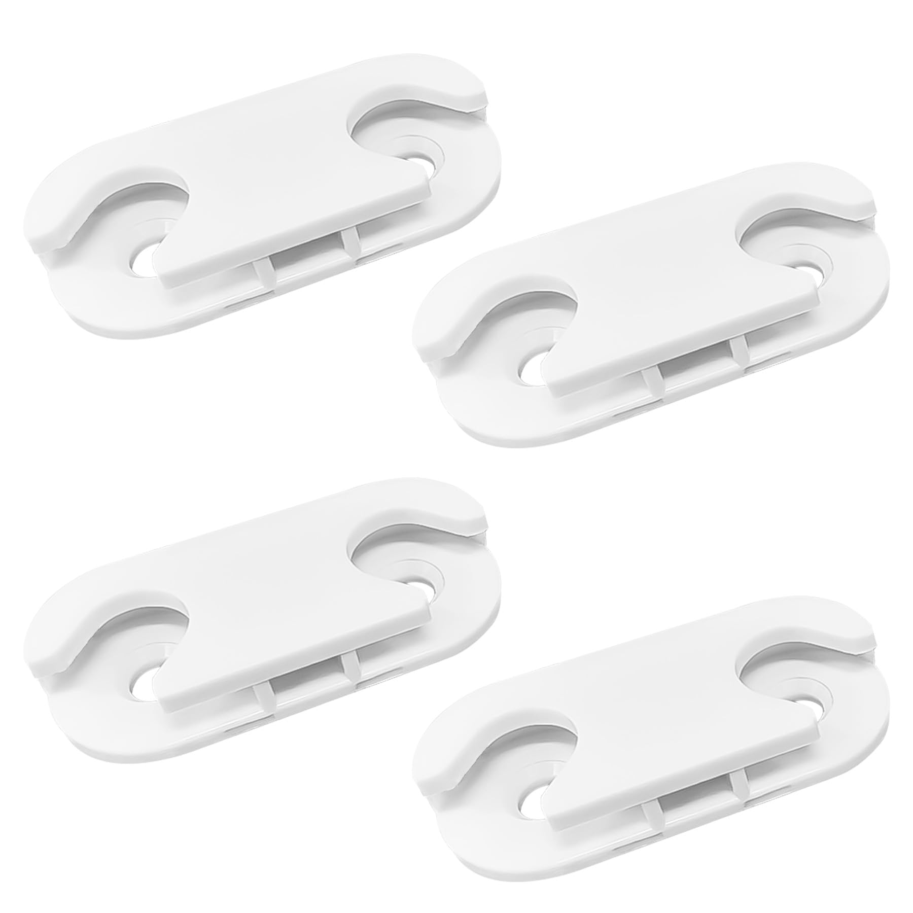 Hinges & Door Stops Replacement for IKEA HEMNES/Ställ Shoe Cabinet Doors - Compatible with Part #110364 & #116713 (110364 Guide Hinges - 4 Pcs (Solo))