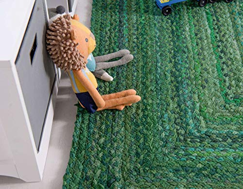 Tapete trenzado Unique Loom 75x185 cm verde miniatura 6