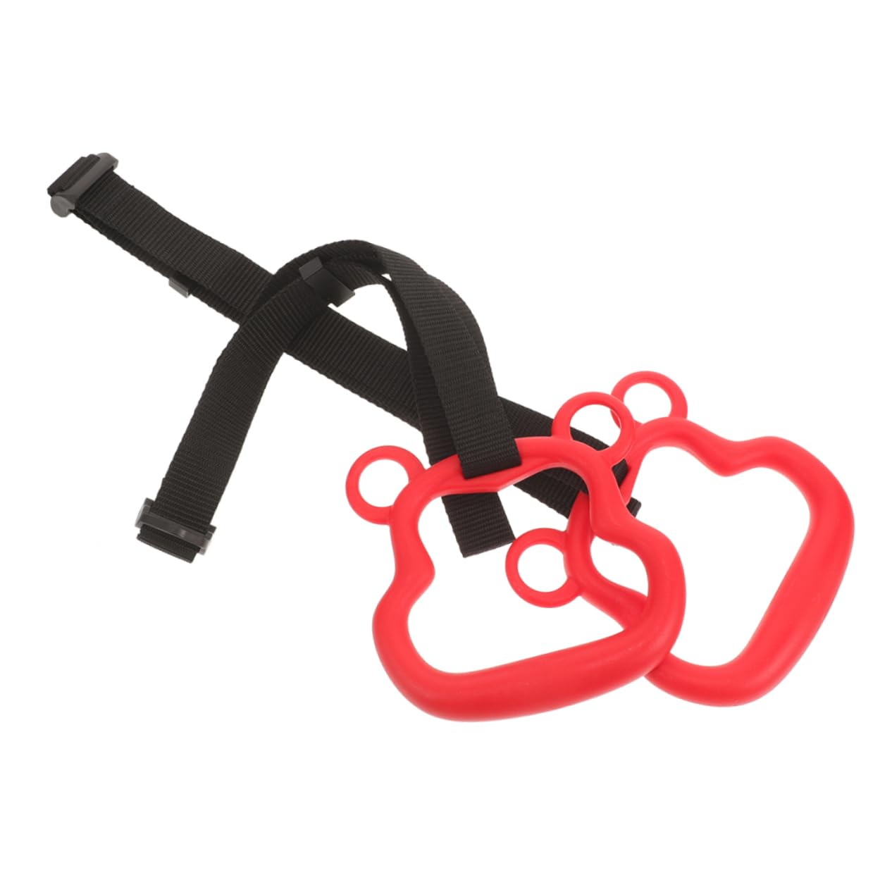 KICHOUSE Home Outdoor Fitness Rings Gymnastics Ring Straps Non-Slip Design Strength Training Equipment for All Ages