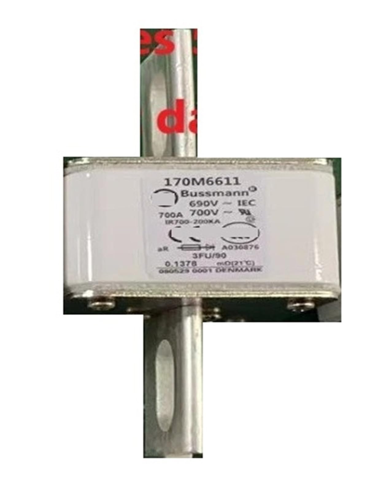 Fusible semi-conducteur 170M6668 de haute précision a action ultra rapide 700V - 2