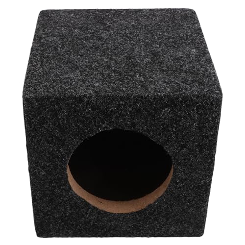 Caisson de basses carré en bois 5 pouces pour subwoofer de voiture et camion