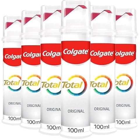 Colgate Total Original Toothpaste Pump 6 Pack Cover