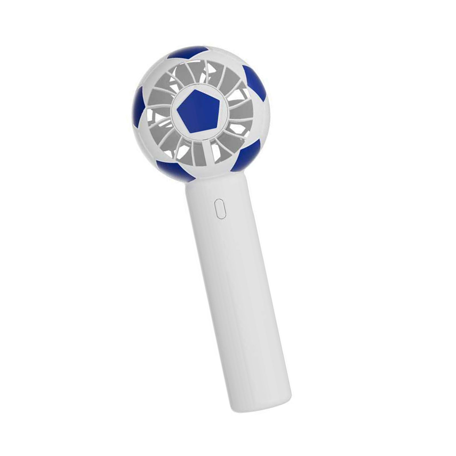 Tsophreniq Rechargeable Soccer Inspired Hand Fan with Long Lasting Energy Source Compact Size Ventilation Maker for Gatherings Strong Wind Handheld Fan