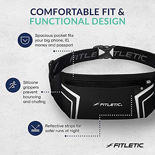 Fitletic Cinto de corrida - Blitz, prata