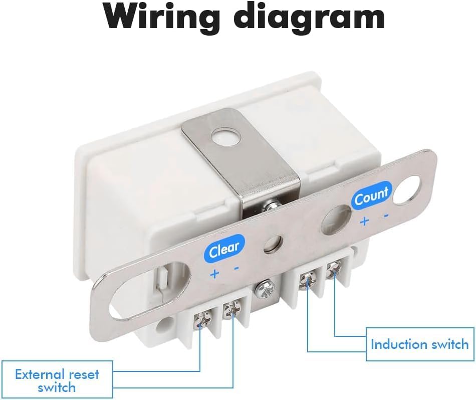 Contatore Digitale LCD 5 Cifre Con Sensore Magnetico - Per Conteggi Industriali E DIY - Foto 4