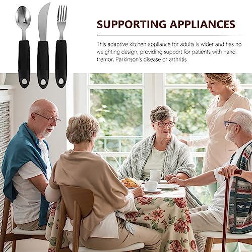 3pcs-Adaptive-Utensils-for-Elderly-Special-Supplies-Utensil-Weak-Hand-Grip-Assistive-Device-Easy-Offset-Fork-Spoon-for-Hand-Tremors-Elderly