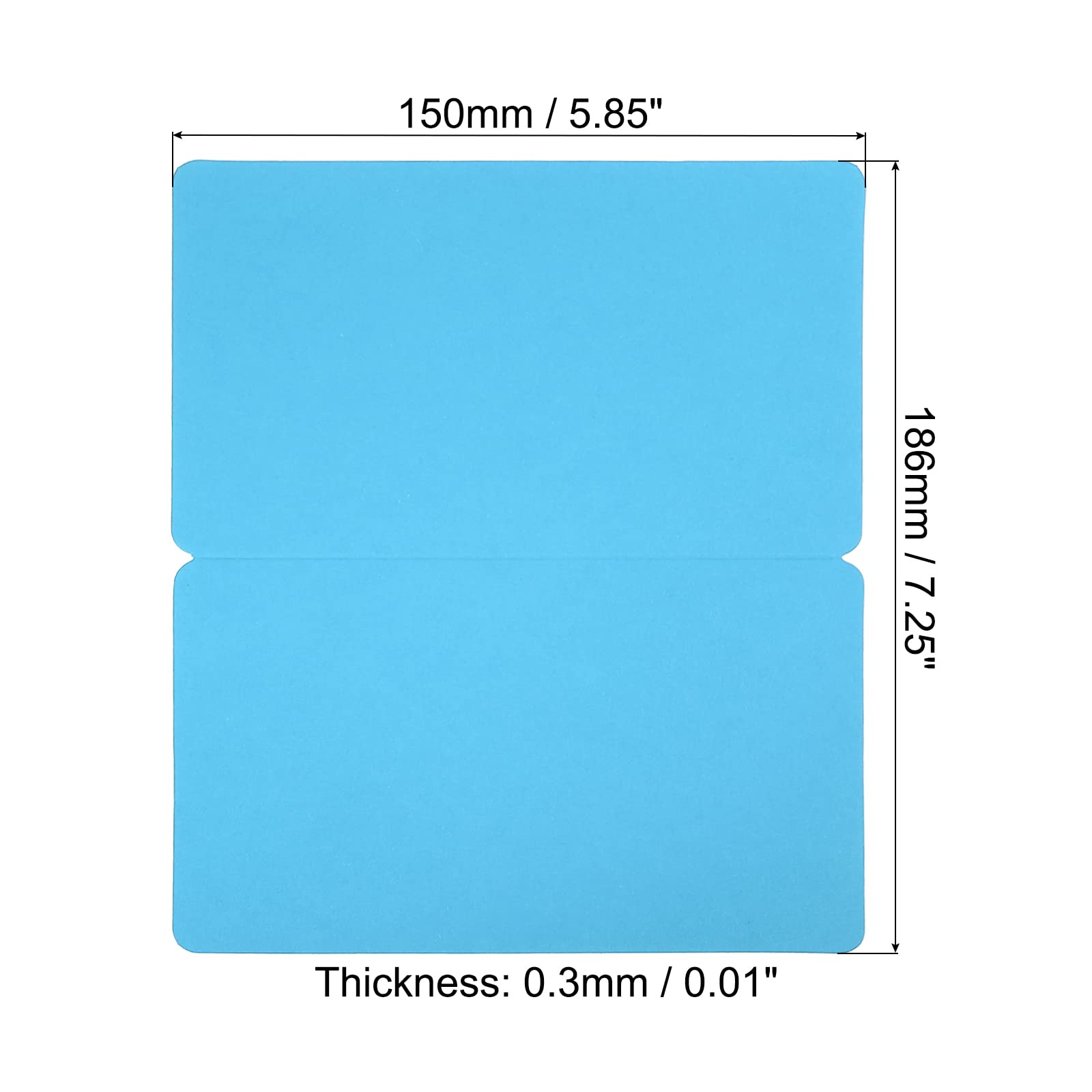 PATIKIL Greeting Cards,100Pcs Favor Decor Foldable Blank Card for Wedding Party, DIY Decoration, Table Name Place Cards - Image 2