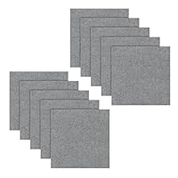 LUPATDY 10 Stück Teppichfliesen 50x50cm - Selbstklebend & Rutschfest Für 2,5m²