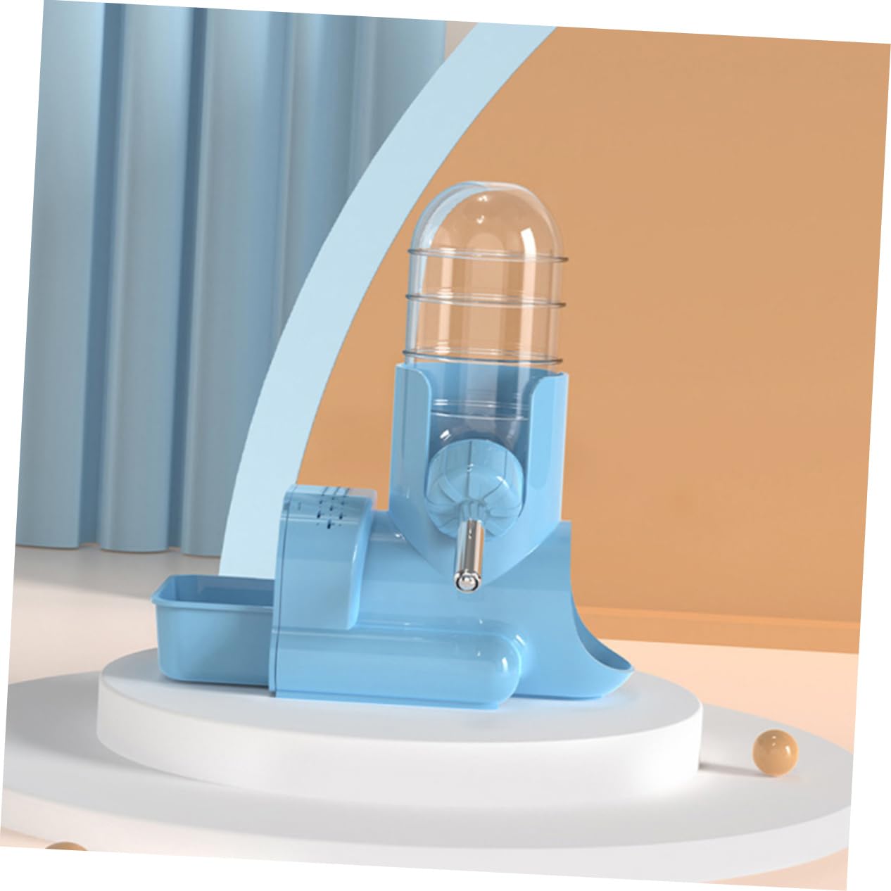 INOOMP 2stücke Multi-use Hamster Wasserspender Wiederverwendbare Tränke Für Kaninchen Meerschweinchen Und Hamster Auslaufsicher Und Praktisch Mit Futterfunktion Und Spielzeug-Design