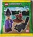 LEGO Minecraft Mini Set: Witch Minifigure with Black Cat and Potion