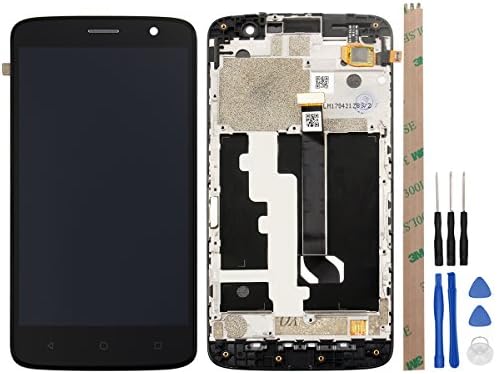HYYT Replacement for ZTE Z971 LCD Digitizer ScreenLCD Display and Touch Screen Digitizer Glass Replacement with Frame Full Assembly (Black)