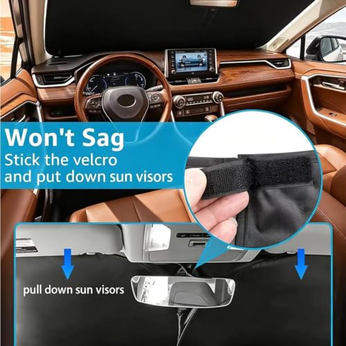 Parasol a medida Mini Cooper F55 F56 reflector de doble capa 145x80cm 8