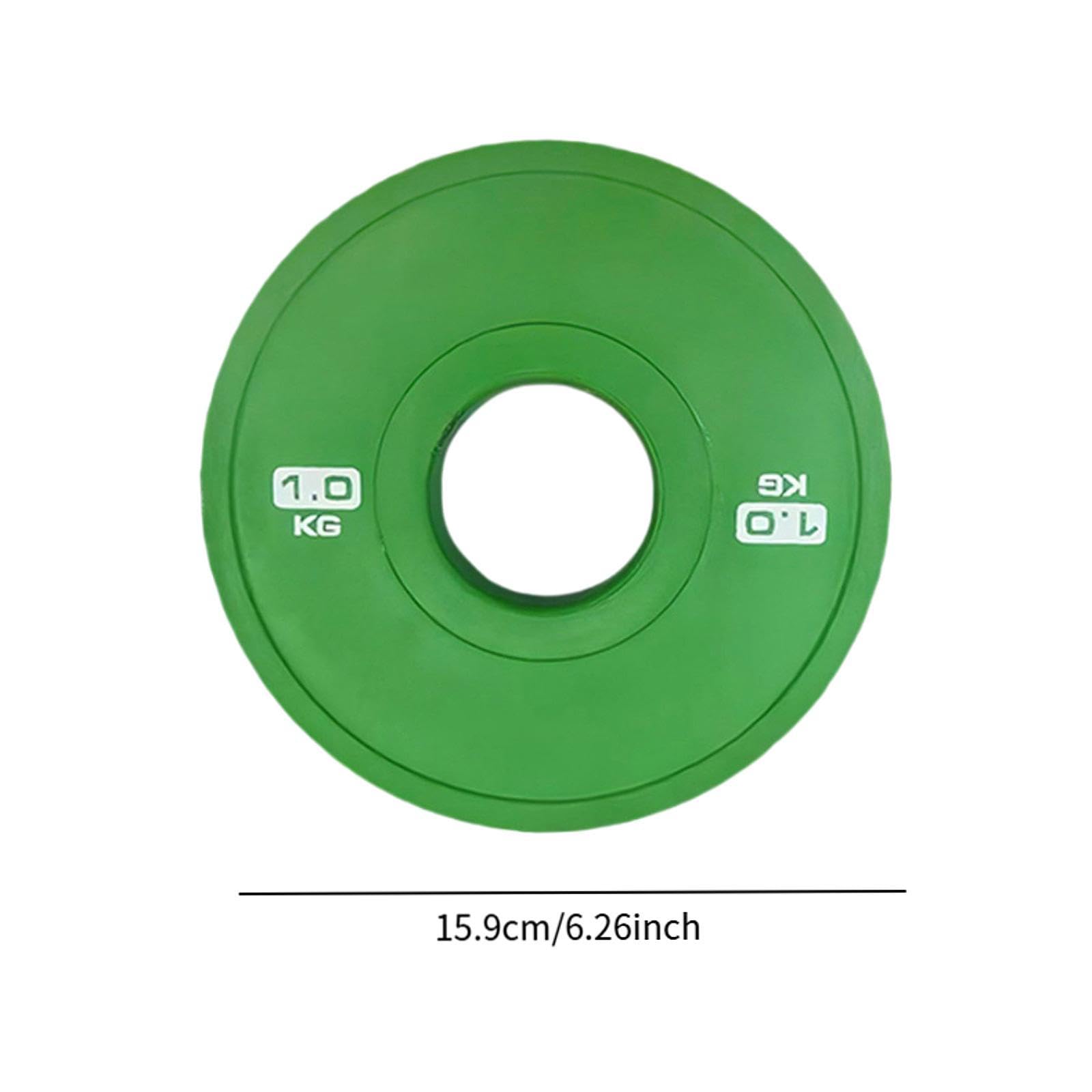 2 Discos de Pesas para Barra de 5 Cm, ​​Multifuncionales, de 0,5 Kg, Color