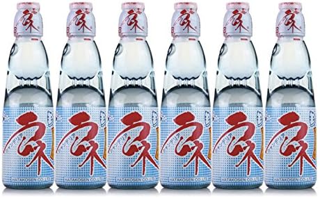 Hatakosen Ramune Soda - Original Flavour 200ml (6 Bottles)