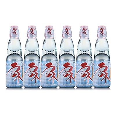 Hatakosen Ramune Soda - Sabor original 200 ml (6 botellas) | Ya disponible en tu tienda friki favorita! En mundofriki.es!