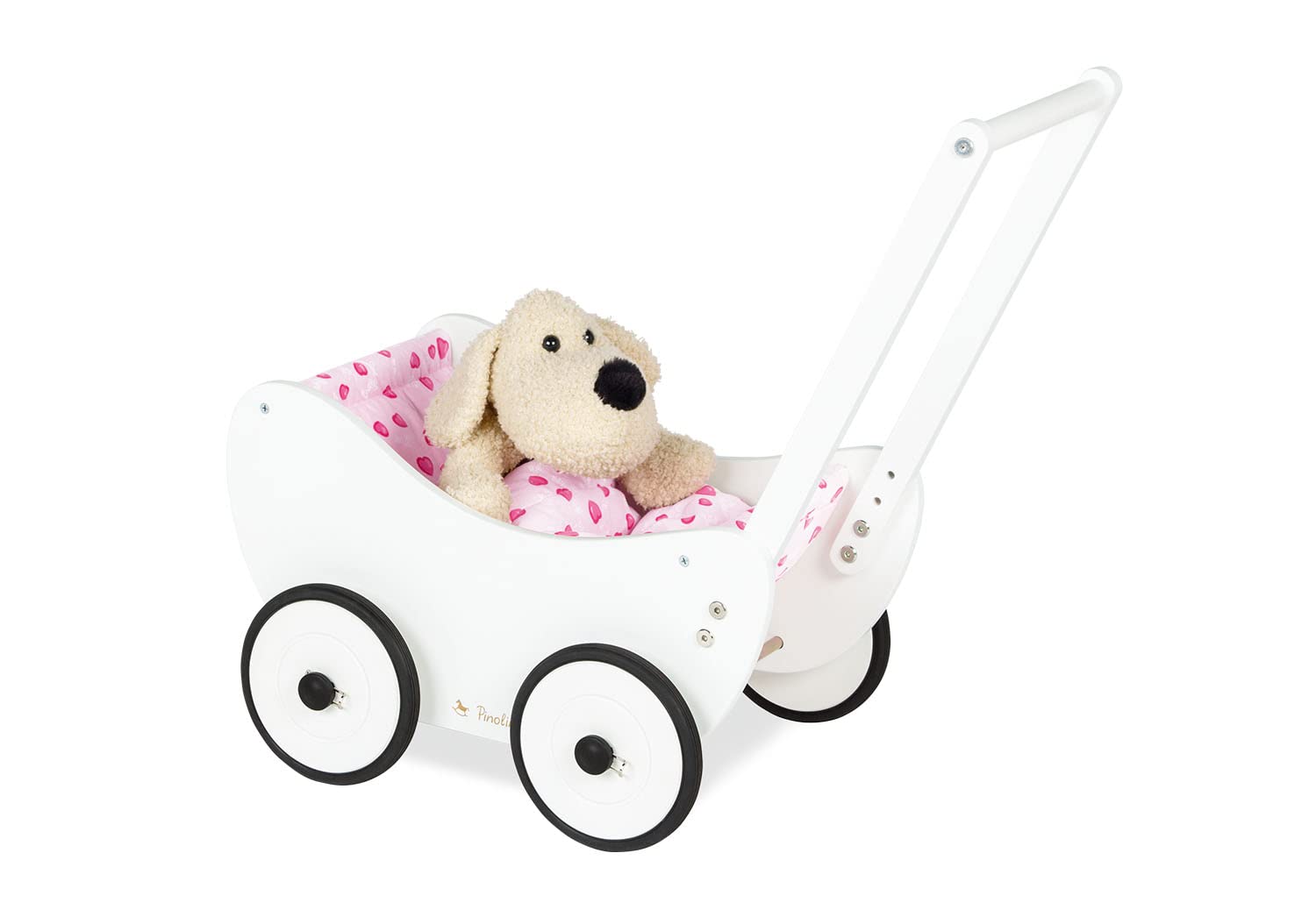 PINOLINO Puppenwagen Trixi, weiß, 2-TLG.