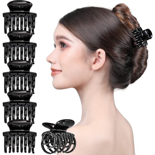 RC ROCHE 6 Pcs Double Claw Hair Clip Tooth Claw