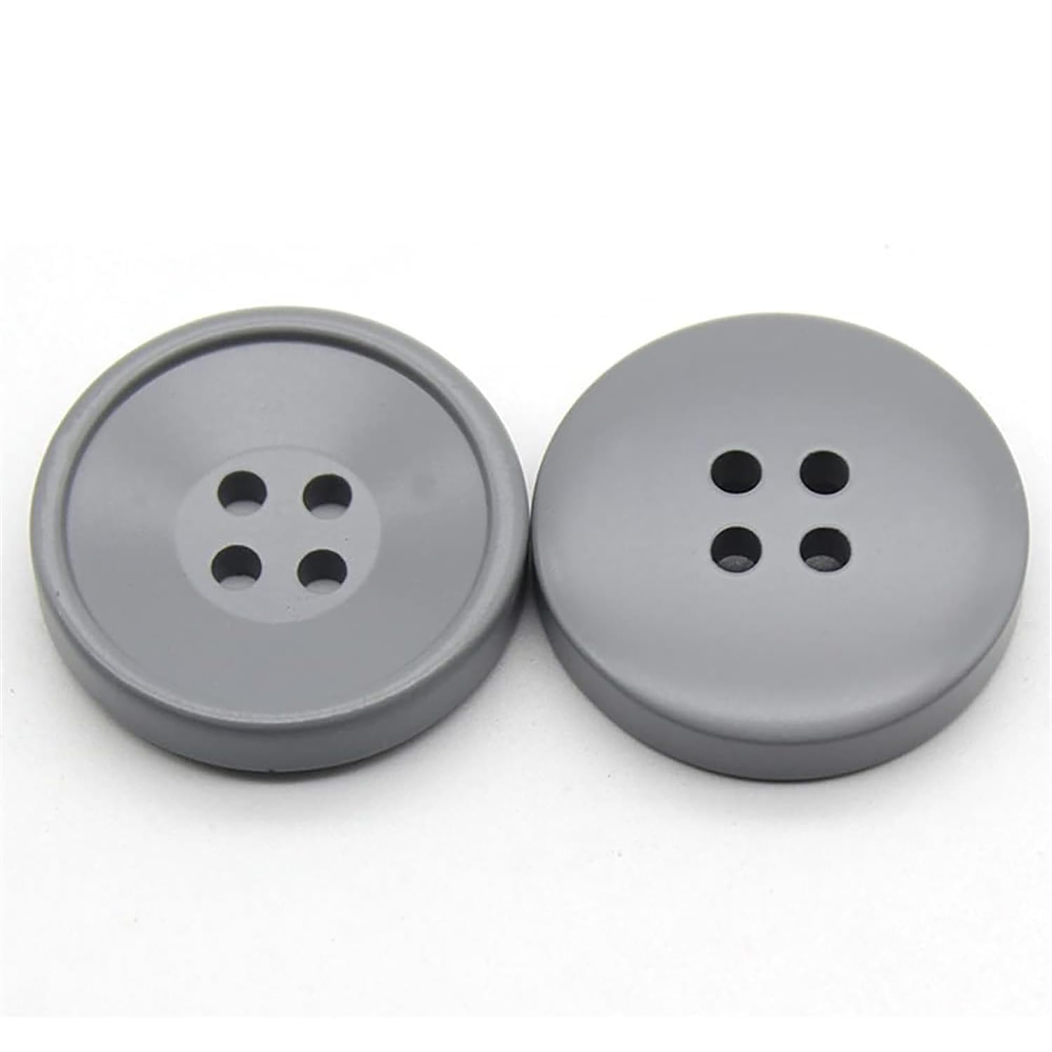 6 Pcs Resin Buttons 4 Holes Round Buttons for Coats, Jacket, DIY Sewing Supplies