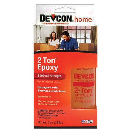Devcon 4.5oz 2 Ton Epoxy ((Bottle), Boxed) Glue Cover