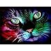 Puzzle 1000 Pièces Adultes - Motif De Visage De Chat Concentre Puzzles Pour Adultes Puzzle De Noël Puzzle Jeu De Puzzle Difficile Bon Cadeau Pour Les Adultes Et Les Enfants Cadeaux De Bricolage Fam