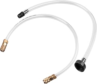 Replacement for Seastar Hydraulic Steering Bleed Kit, 2 PCS Includes Bleeding Kit/Fill Kit, Hydraulic Steering for Boats, Used to Fill Hydraulic Steering Fuel, Leak-Free Brass Helmet Fittings