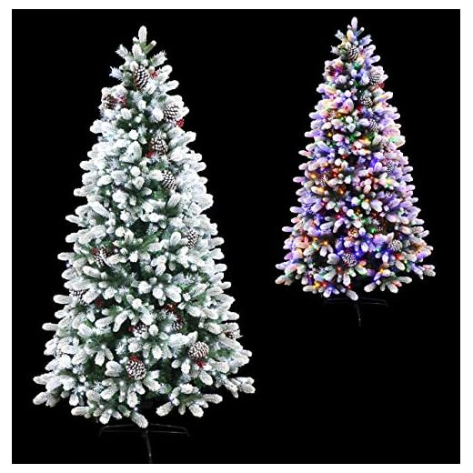 5' Pre-lit Frosted Christmas Tree with Lights