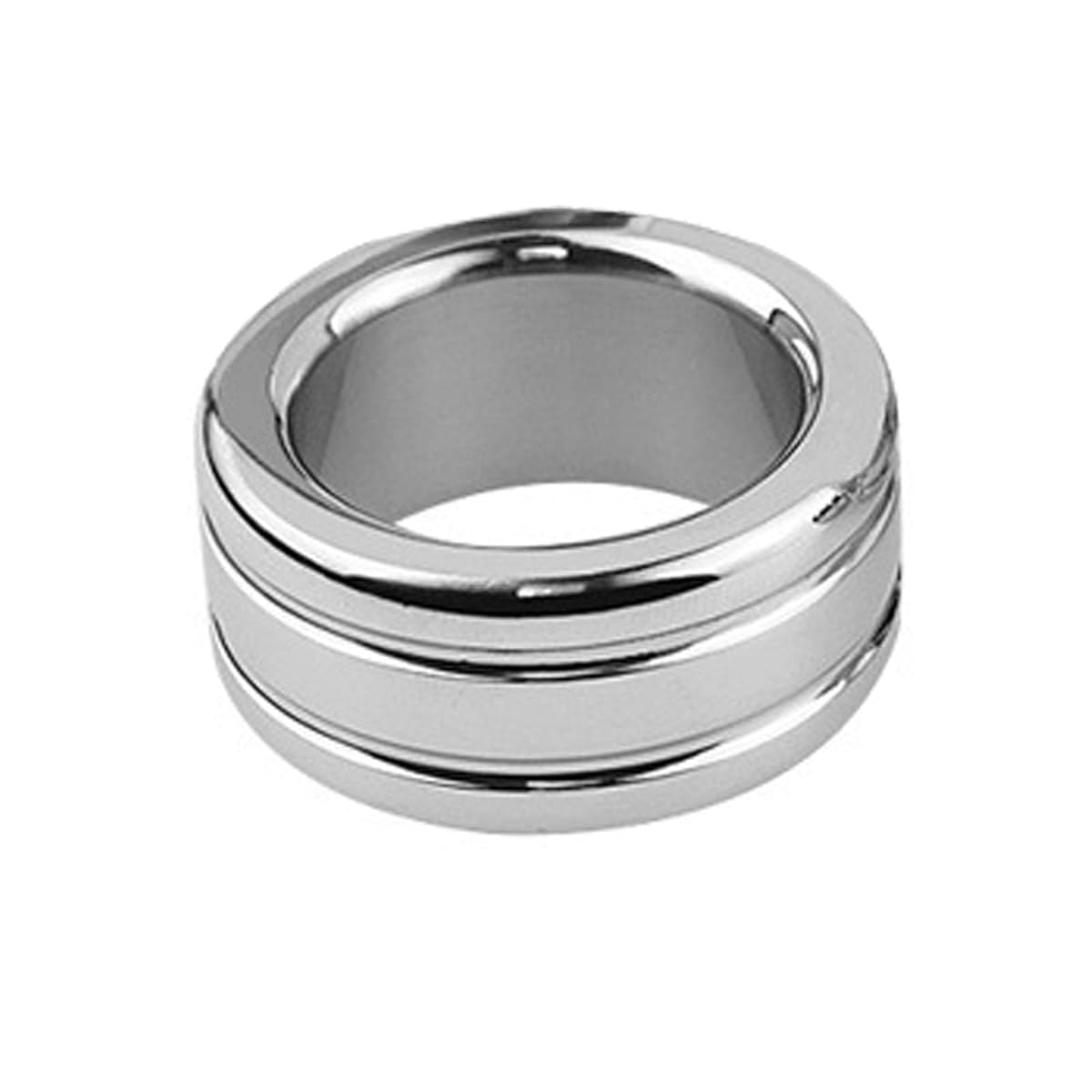 コックリング メンズ ペニスリング 男性用 グランスリング ステンレス リング 溝付きの設計 おしゃれ アダルト用リング アダルトグッズ 防水 24mm