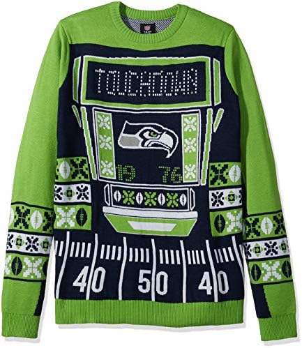 vikings light up sweater